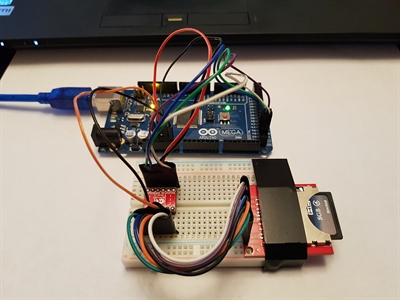 Arduino Mega + Secure Digital