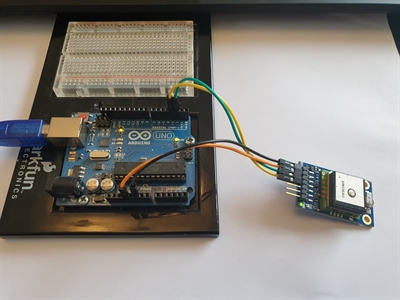 Arduino Uno + SIM33EAU GPS