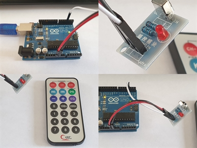 Arduino Uno + Infra red remote