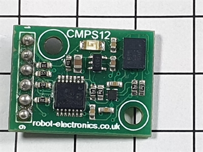 Raspberry Pi 3 + CMPS12 compass